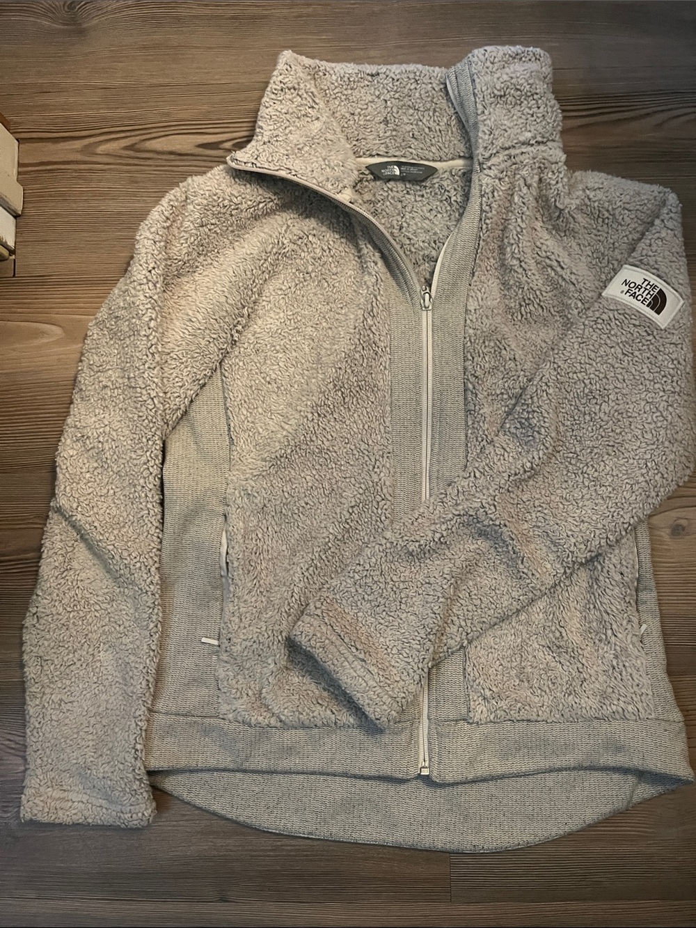 Women’s The North Face Sherpa Half-Zip Pullover - Light Beige